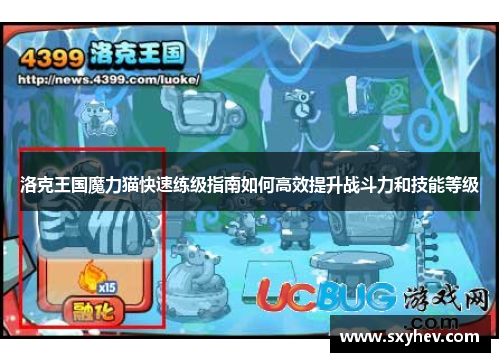洛克王国魔力猫快速练级指南如何高效提升战斗力和技能等级
